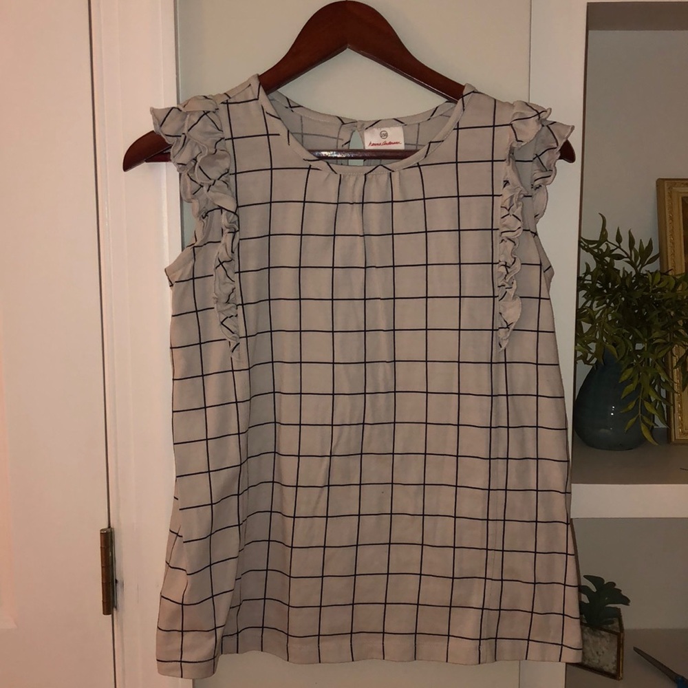 Hanna Andersson Ruffle Sleeveless Top